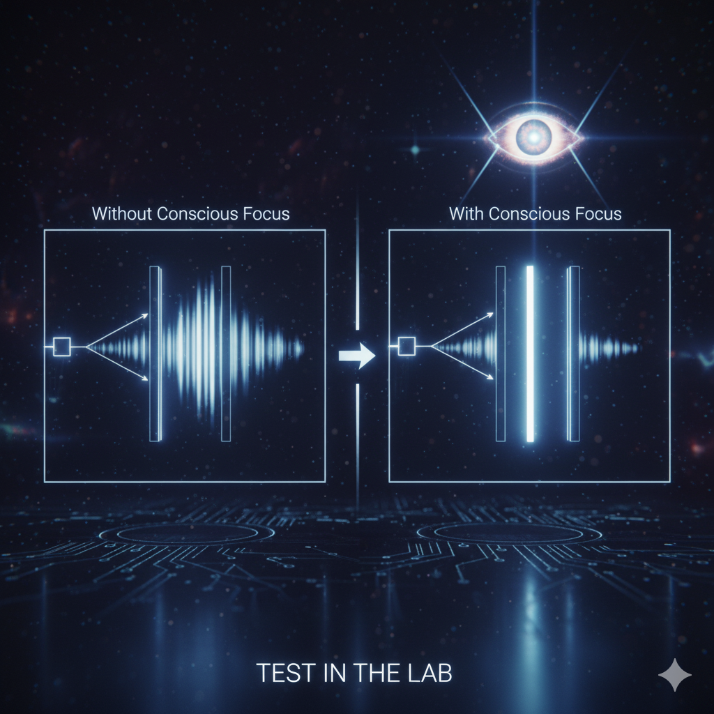 Test in the Lab - Consciousness-Quantum Interaction
